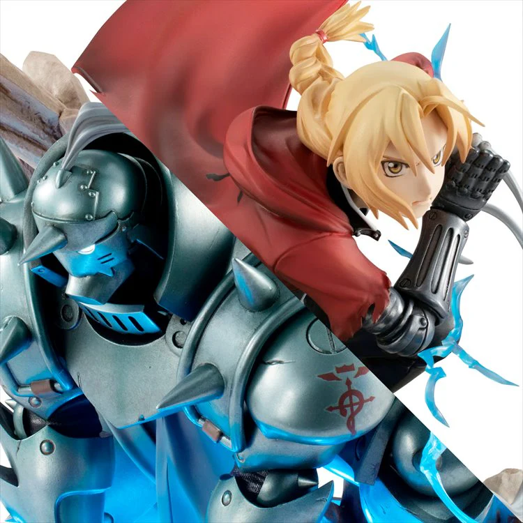 Fullmetal Alchemist Brotherhood - Edward and Alphonse Elric Precious G.E.M. Series Figure Set - Image 3