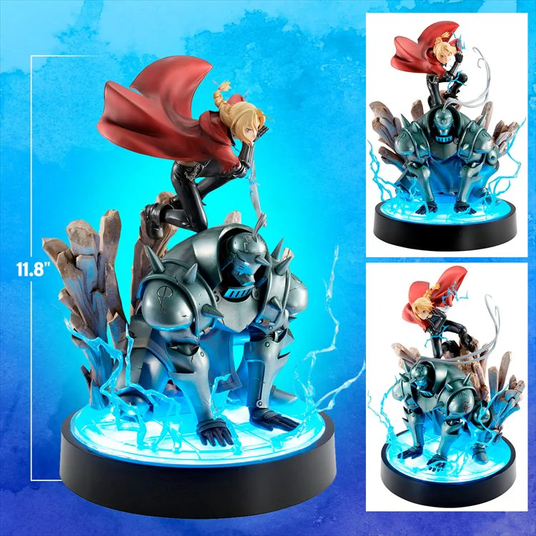 Fullmetal Alchemist Brotherhood - Edward and Alphonse Elric Precious G.E.M. Series Figure Set - Image 4