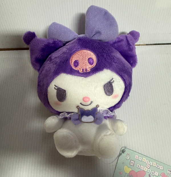 Sanrio - Kuromi Purple with Purple Bow 16cm Plush