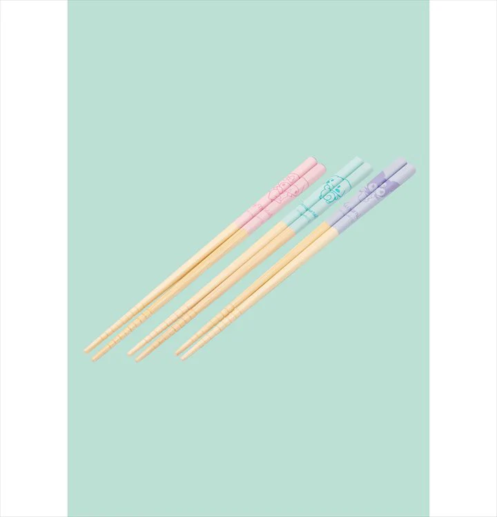 Sanrio - Bamboo Chopsticks 3pcs Set