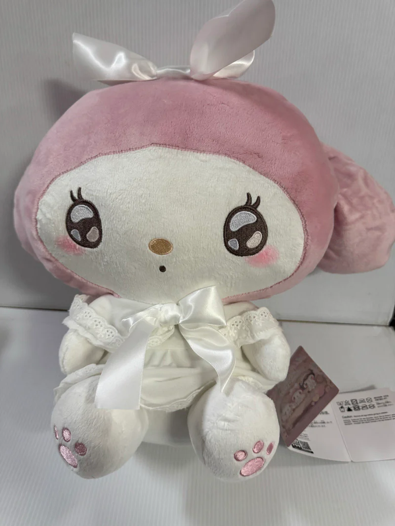 Sanrio - My Melody White Dress and White Bow 46cm Plush