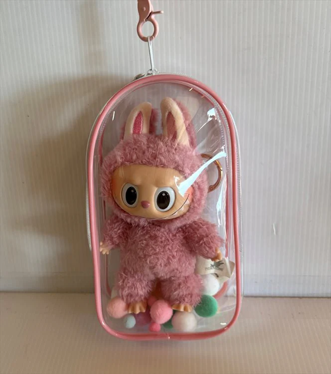 Labubu - Transparent Doll Bag Orange - Image 2