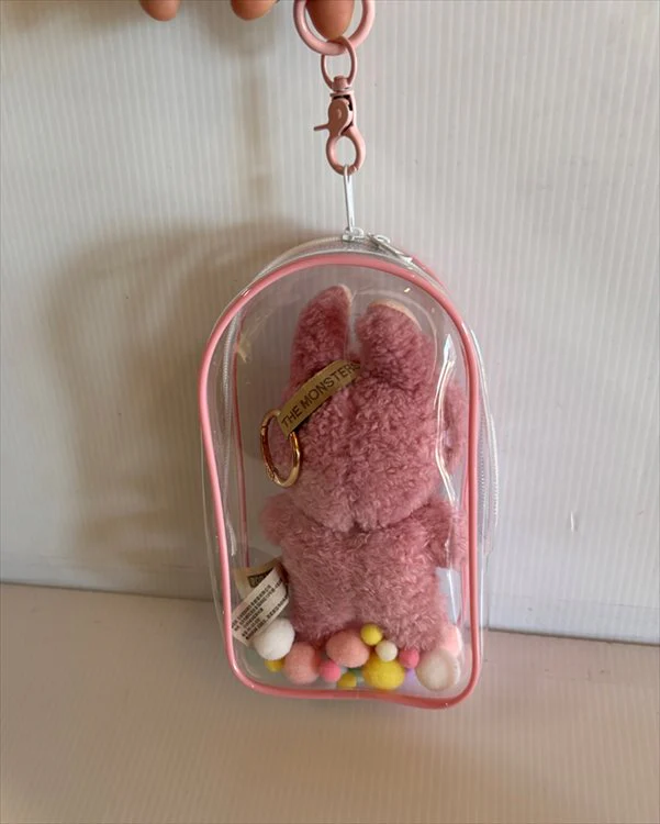 Labubu - Transparent Doll Bag Purple - Image 3
