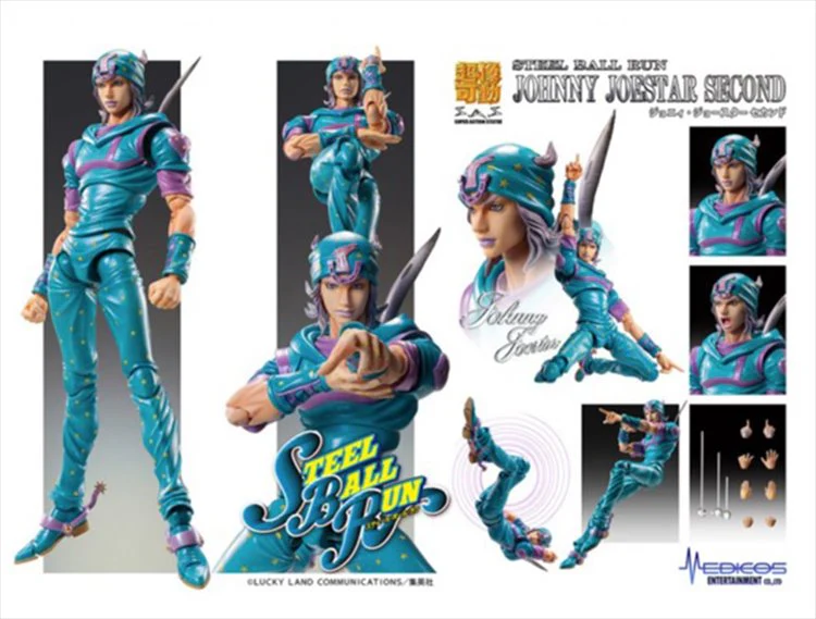 Jojos Bizarre Adventure Part VII - Johnny Joestar Super Action Statue