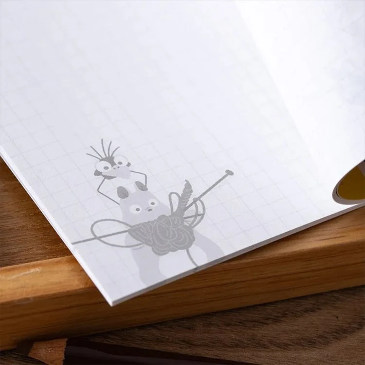 Ghibli - B6 Notebook No Face Knitting Lesson - Image 2