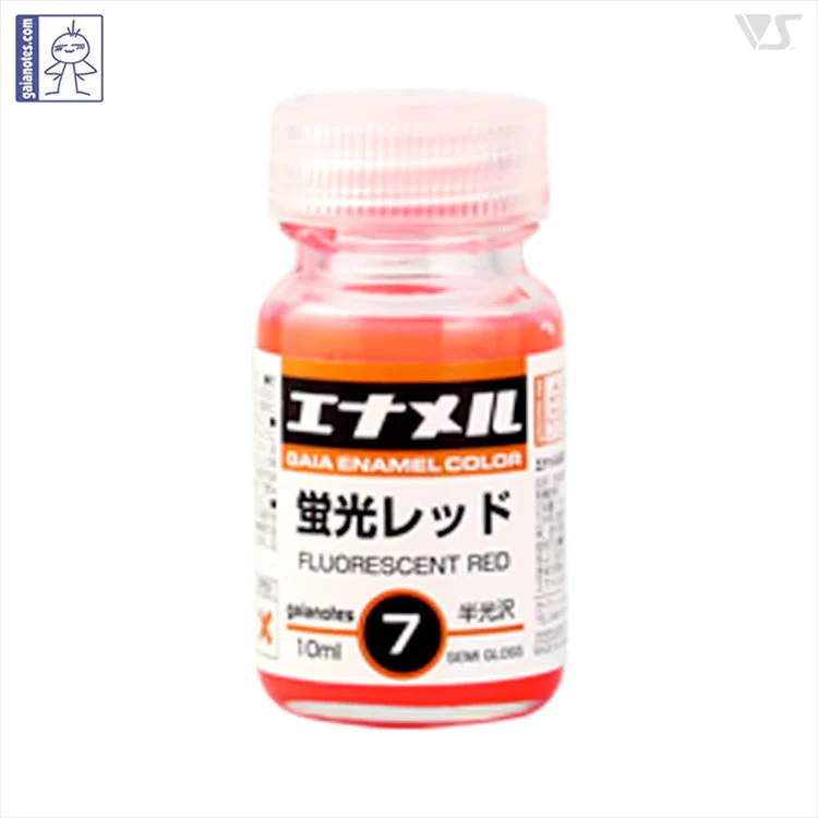 Gaianotes - GE007 Fluorescent Red Enamel Paint