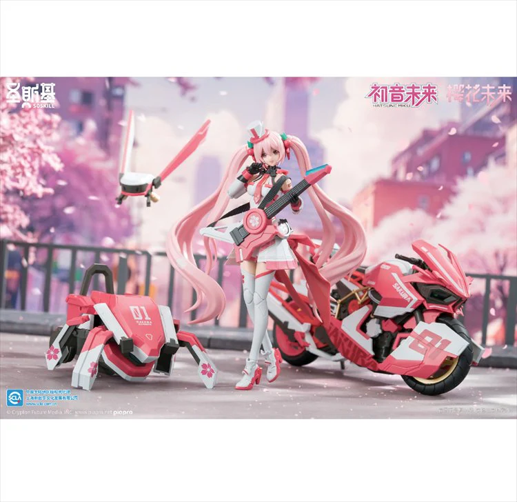 Vocaloid - Hatsune Miku Sakura Express  Shengge Soskill X Model Kit
